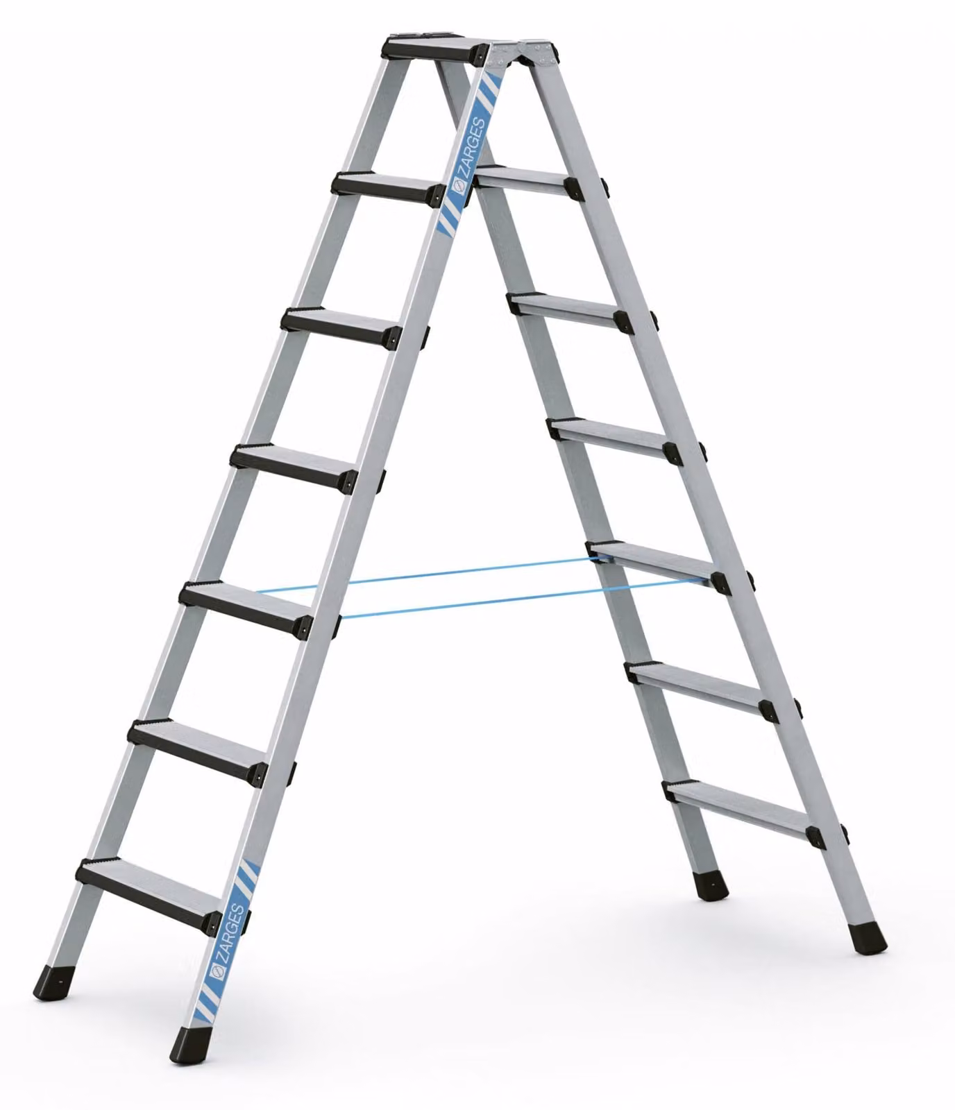 Scala a pioli LM senza ponte imbottita 2 x 7 gradini