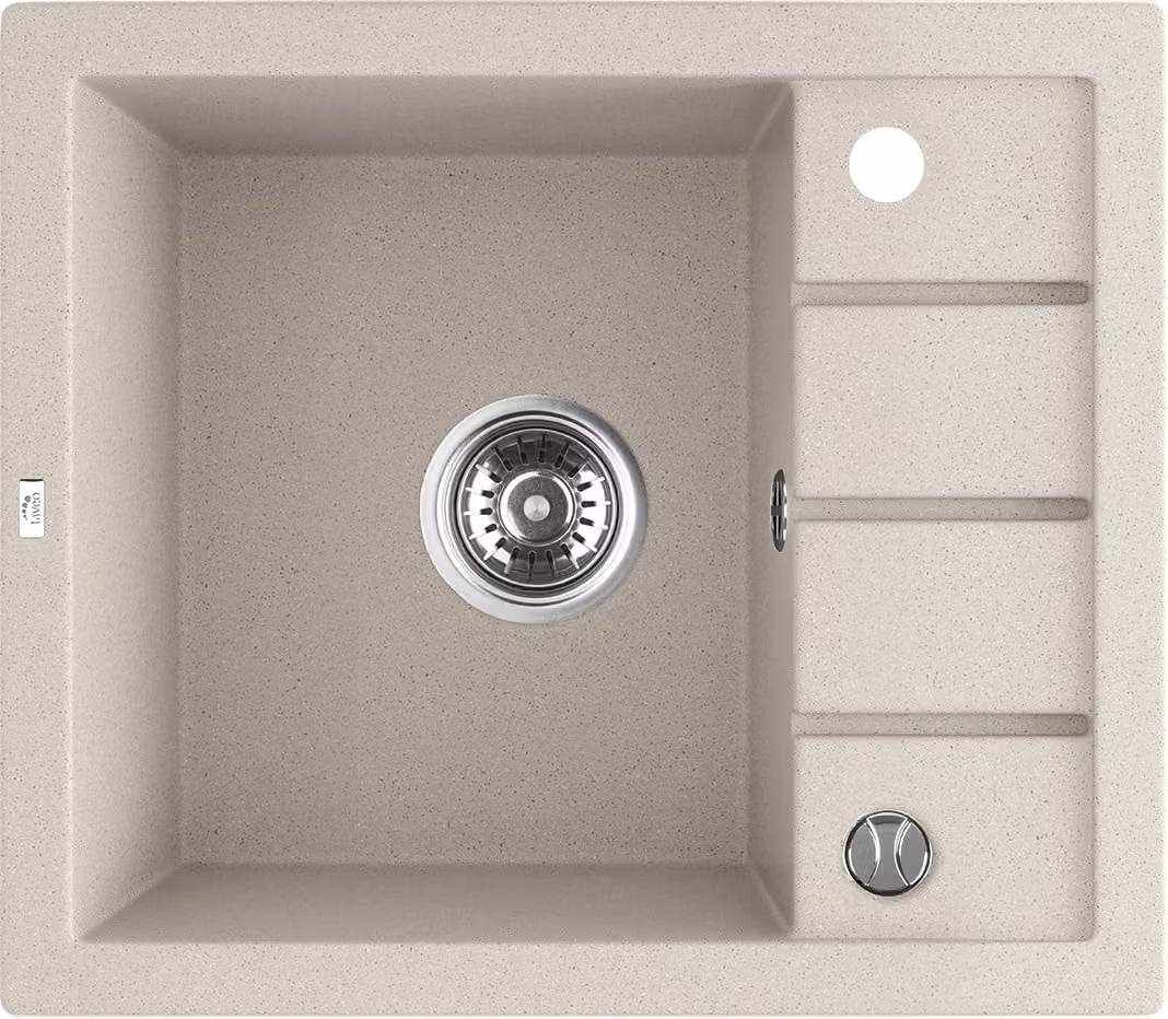 Lavello di design in granito 1 vasca beige