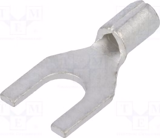 10 connettori a crimpare per cavi a due fili, modello M4, per collegamenti a pressione, adatti a cavi isolati ST-095/2 con sezione da 0,5 a 1 mm²