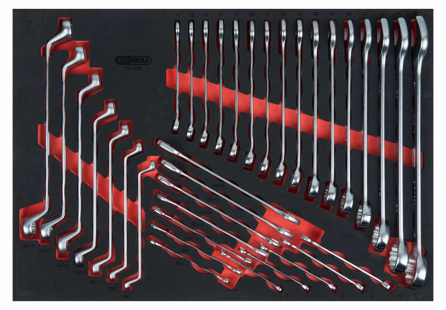 Set di chiavi KS TOOLS 35 pz. inserto sistema 1/1 - 711.3035