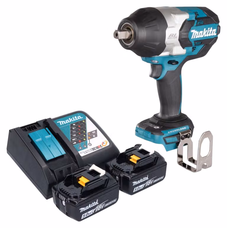 Avvitatore a impulsi a batteria Makita DTW 1004 RT 18 V 1050 Nm 1/2" brushless + 2x batteria ricaricabile 5,0 Ah + caricabatterie