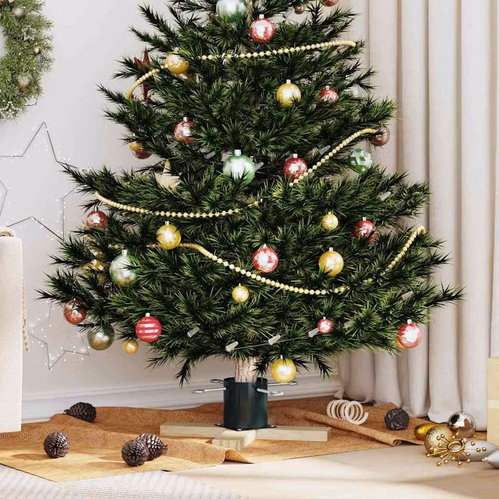 Maison Exclusive - Supporto per albero di Natale verde 50 x 50 x 16 cm Legno di pino massiccio