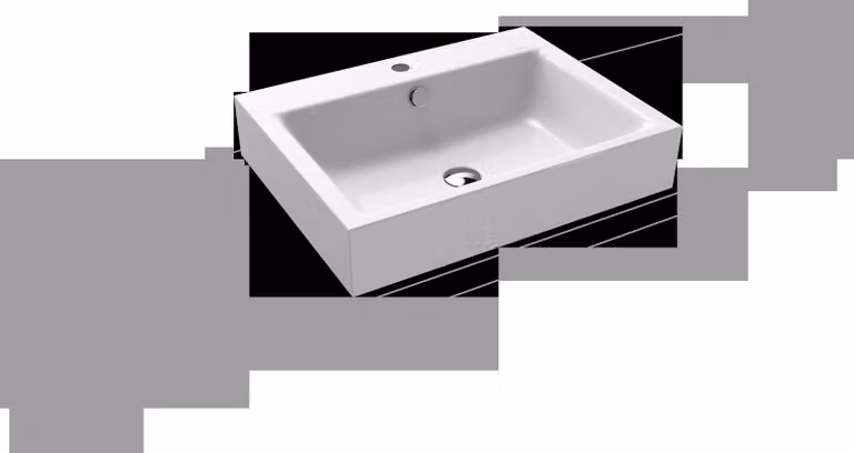 Lavabo à poser Kaldewei Puro 3157, 600 x 460 x 120 mm, 900706013001, 900706013001