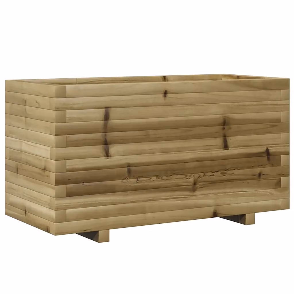 Fioriera da giardino vidaXL in legno marrone L: 90 cm, P: 40 cm, H: 49,5 cm – 2
