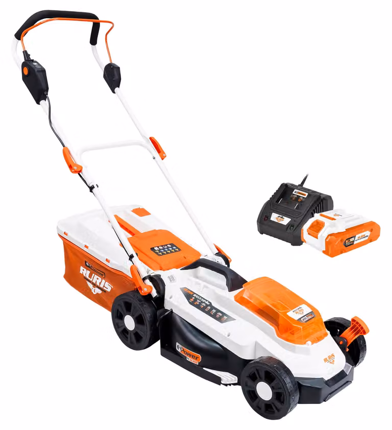 Tagliaerba Accu da 20 V, tecnologia Li-Ion - Larghezza di taglio: 33 cm - Altezza di taglio regolabile da 25 a 75 mm - Materiali: plastica e metallo