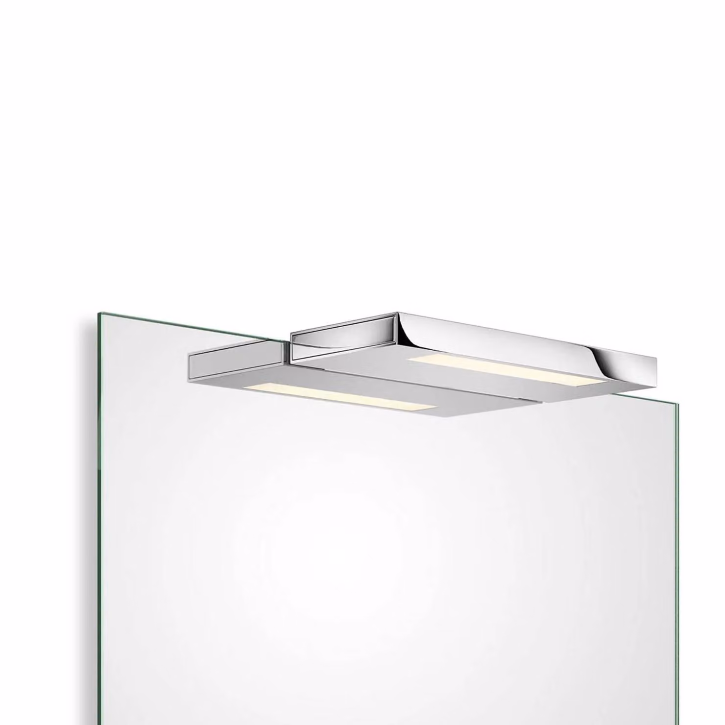 Decor Walther Applique da parete Slim 1-24 N, Cromo / Argento, Bagno, Alluminio, Moderno, Applique