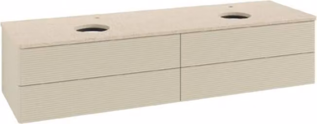 Mobiletto V&B con struttura frontale Antao 160x50cm, HL, WBP botti., si Gr m Lac