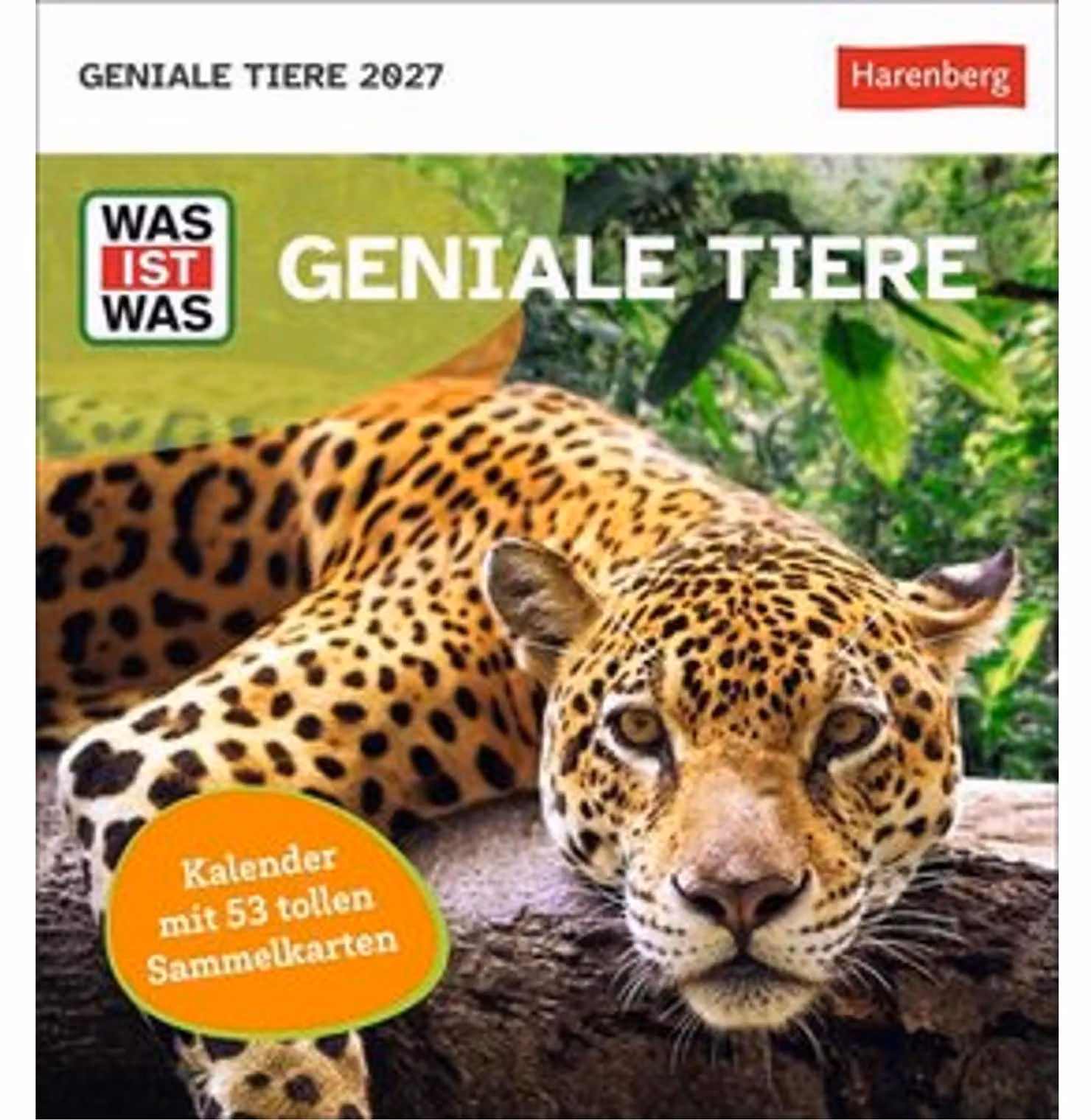 WAS IST WAS Animali geniali - Calendario a cartoline 2027 - Calendario con 53 cartoline da collezione