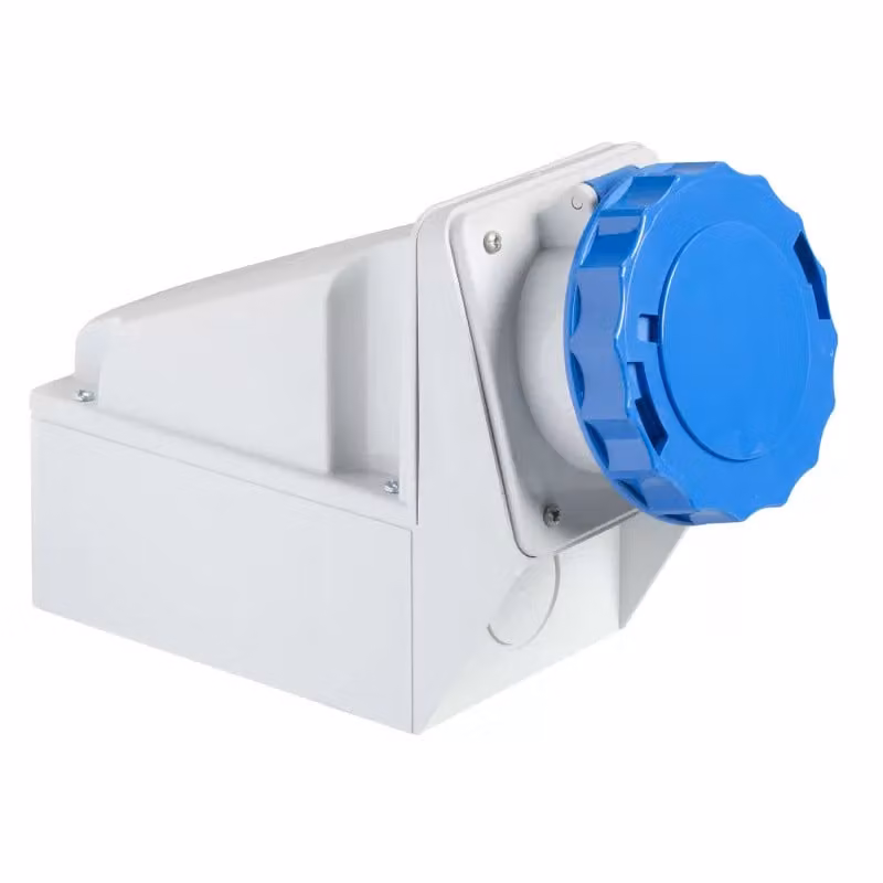 Schneider Electric 81191, 3P+E, 9 A, blu, grigio, polimero, IP67, EN 60309-2, EN 60309-1