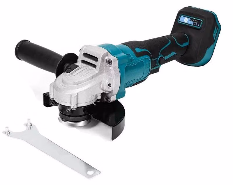 Smerigliatrice angolare da 125 mm - Smerigliatrice angolare a batteria senza fili e motore brushless - 3 velocità - Ideale per tagliare e smerigliare - Con 2 batterie