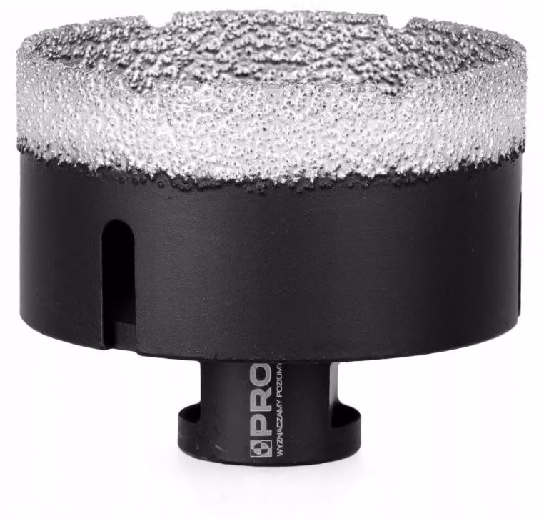 Trapano a tazza diamantato per taglio a secco, attacco M14, diametro 92 mm