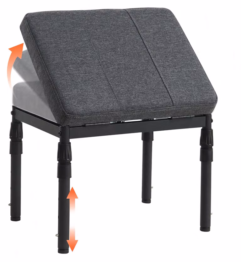 Poggiapiedi ergonomico con altezza regolabile