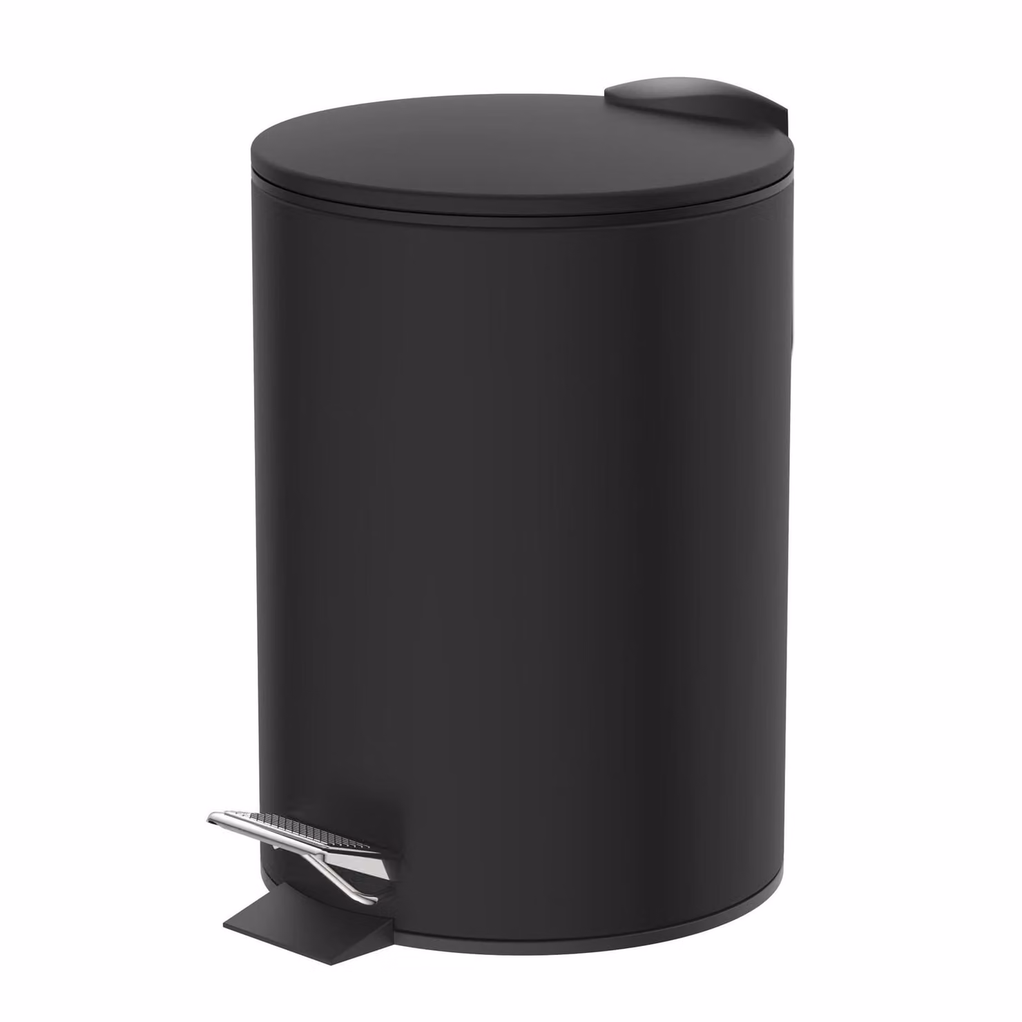 Contenitore per prodotti cosmetici, nero, capacità di circa 3 litri, con sistema di chiusura automatica