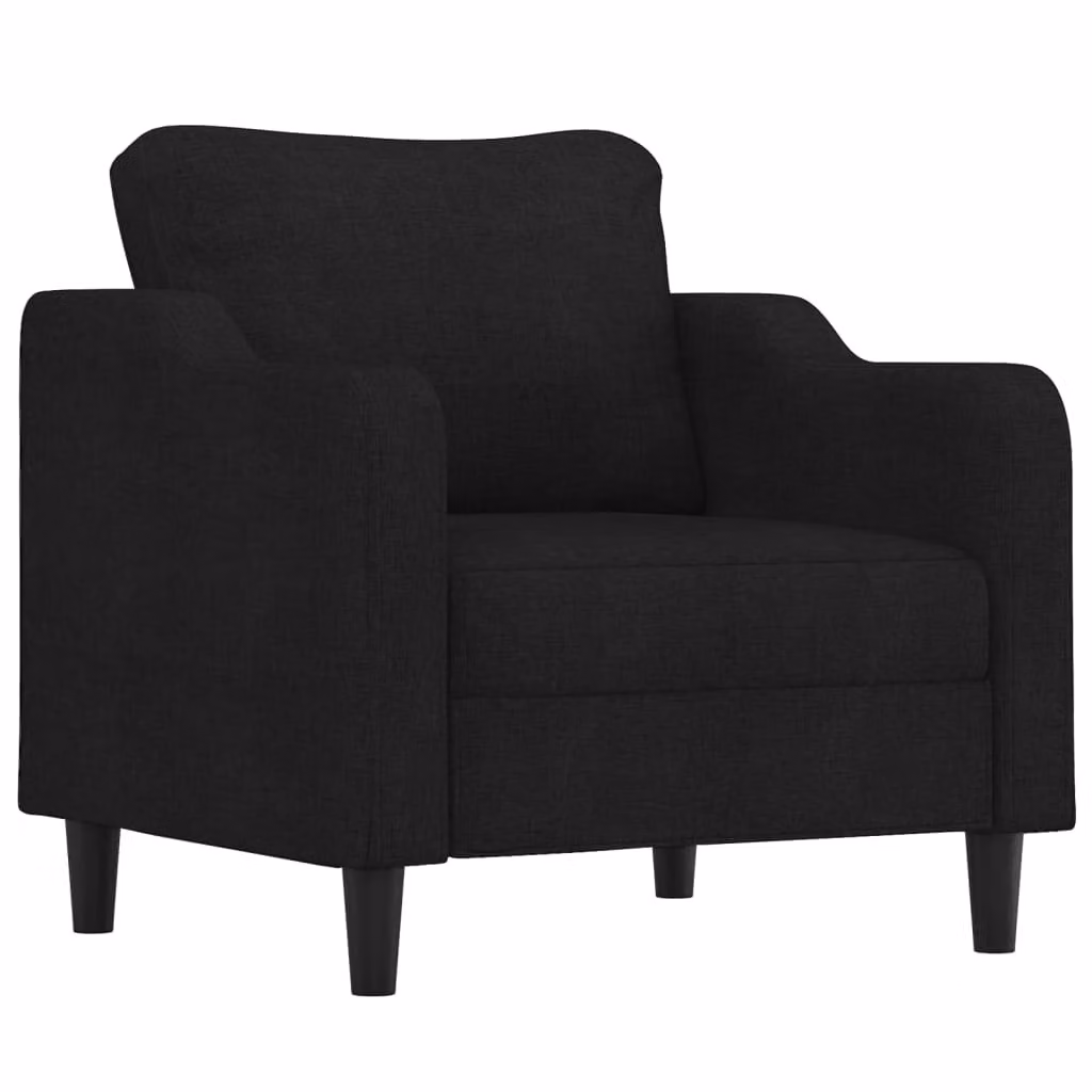 Poltrona Nera 60 cm in Tessuto