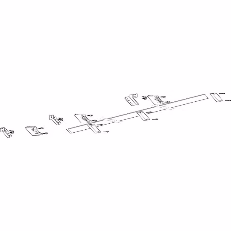 ABN Modulo per guide di raccolta 3FB/1RE N/PE con CU 30x10 mm, unipolare, 30° Standard MXSC31461