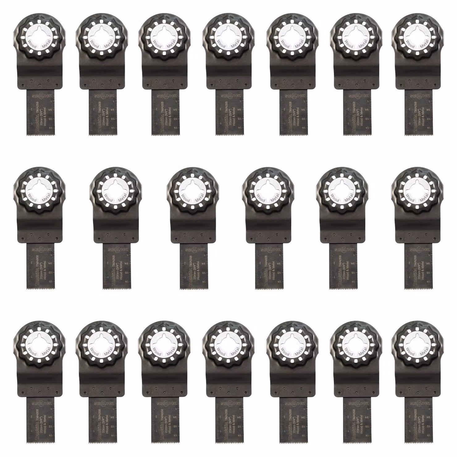 Makita 20x TMA058 Lama per sega a immersione 20 x 30 mm ( 20x B-64923 ) Starlock OIS / Plus / Max