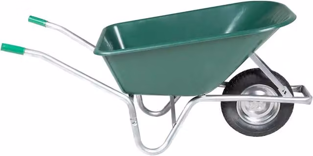 Carriola Videx Verde in Acciaio Zincato e Plastica con Capacità 90 L e Portata 150 kg – 1