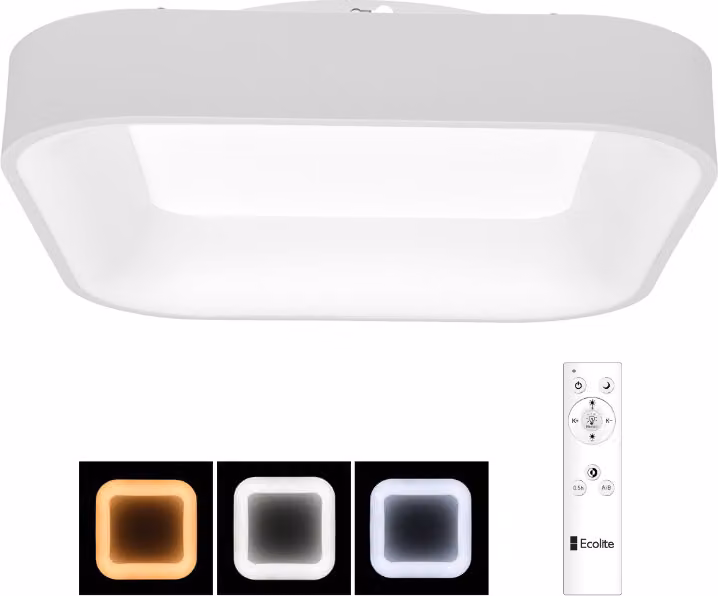 Ecolite LED apparecchio da soffitto WMKL01S-40W/LED-BI Apparecchio LED max. 40W, 2600lm,