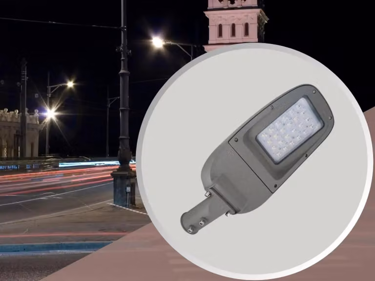 Lampada stradale a LED NEDES per attraversamento, lato destro, 40W / 5000K - LSL621/RP
