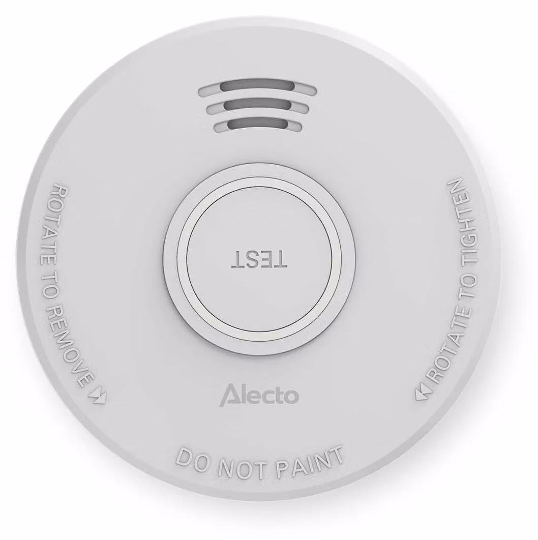 Alecto SD530 - Rilevatore di fumo - Batteria con durata di 5 anni - Bianco