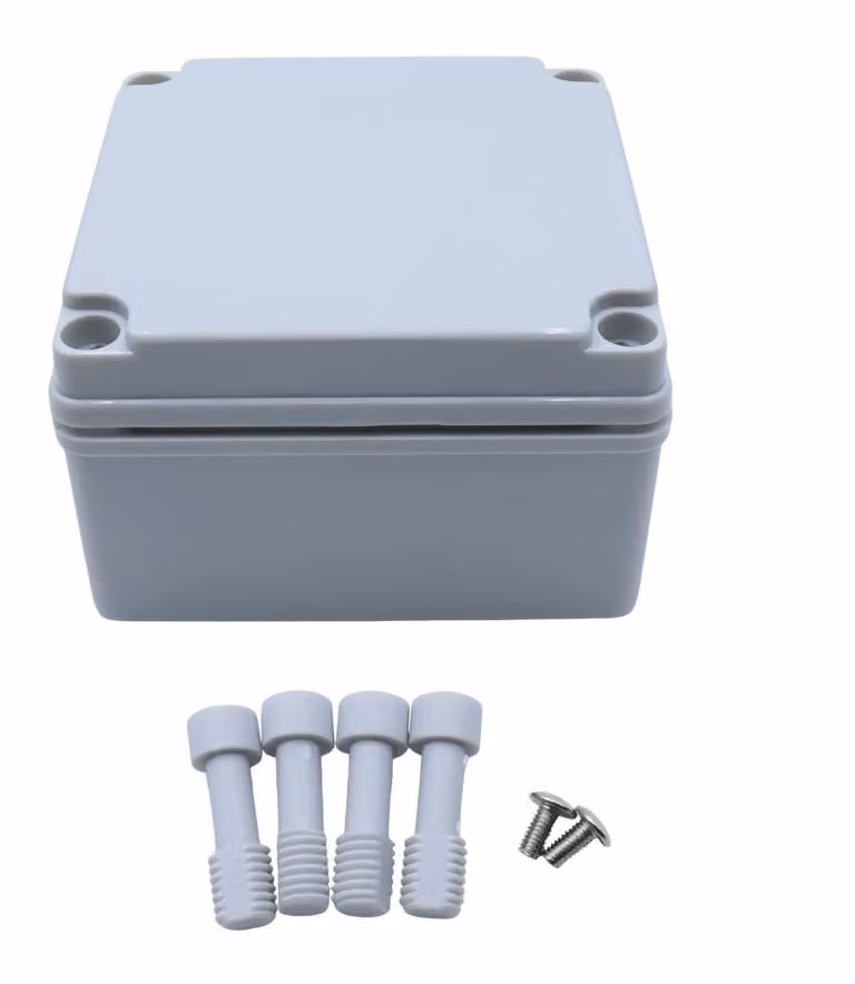 Scatola di connessione esterna impermeabile IP67, dimensioni 125 x 125 x 75 mm