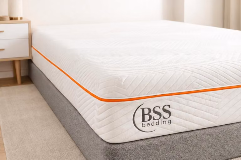 Materasso in schiuma a cellule aperte, 140x200 cm, materasso ergonomico con 7 zone di comfort, materasso a due lati, per un riposo ergonomico e rilassante, altezza 22 cm, materasso di alta qualità, livello di supporto H3 (medio)