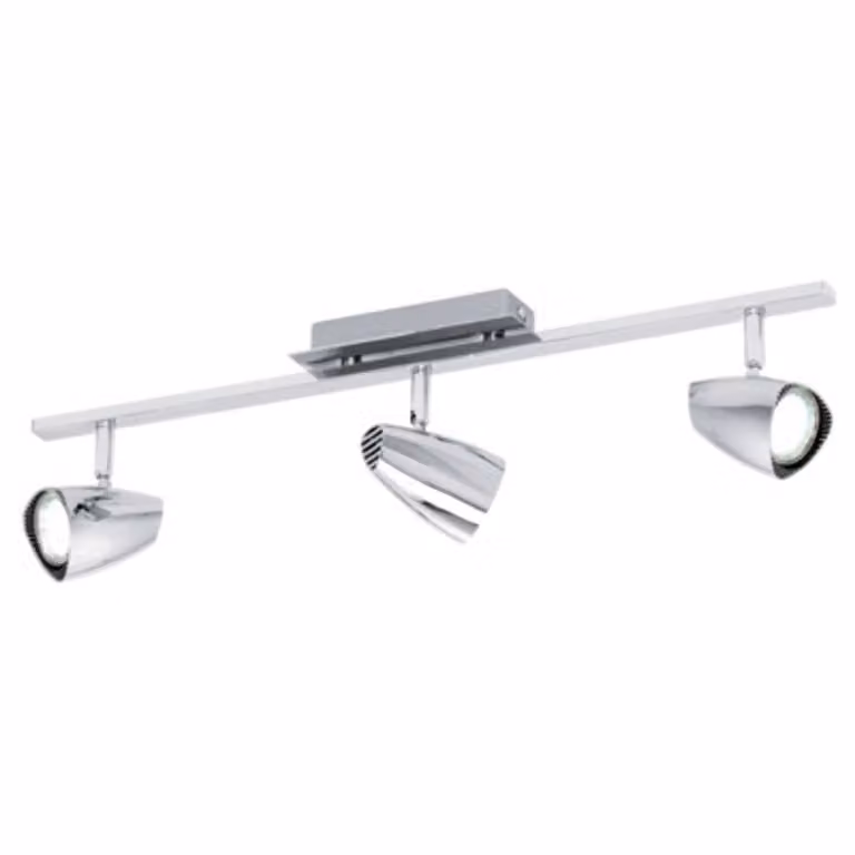 Eglo 93674 Corbera Faretto LED 3x3W acciaio plastica cromo