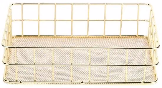 Mobiletto da scrivania multifunzionale in acciaio inossidabile - grande - 24,5 x 16,5 x 6,5 cm - leggero - 149g - ideale per l'uso quotidiano