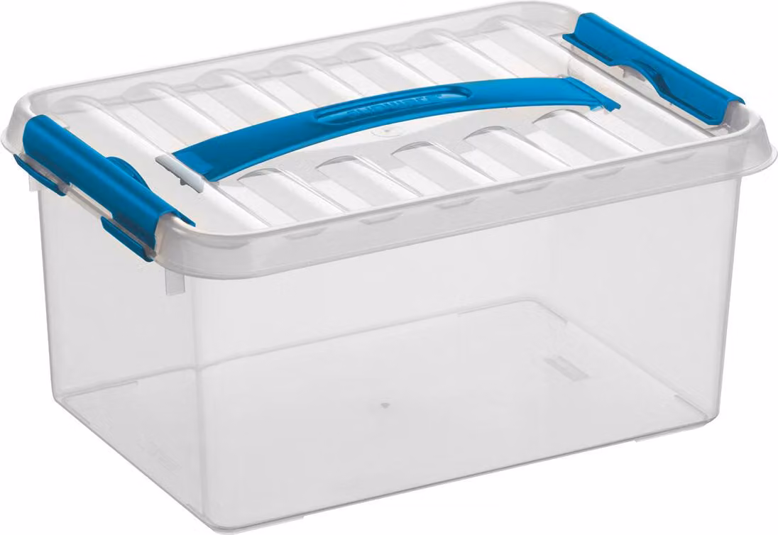 Sunware Q - line box 6L blu trasparente