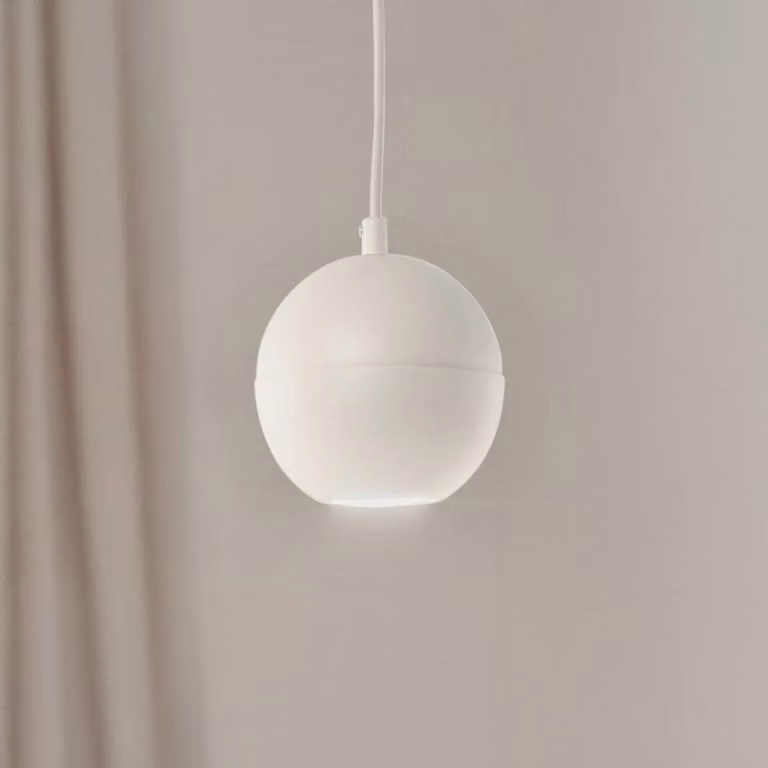 Lampada a sospensione Midway HELAM, Crema / Ambra, Soggiorno / Sala da pranzo, Metallo, Lampada a sospensione