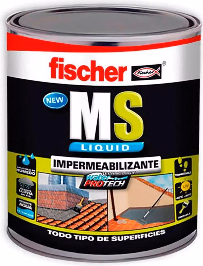 Donna liquido 1kg marrone / piastrella 534616 fischer