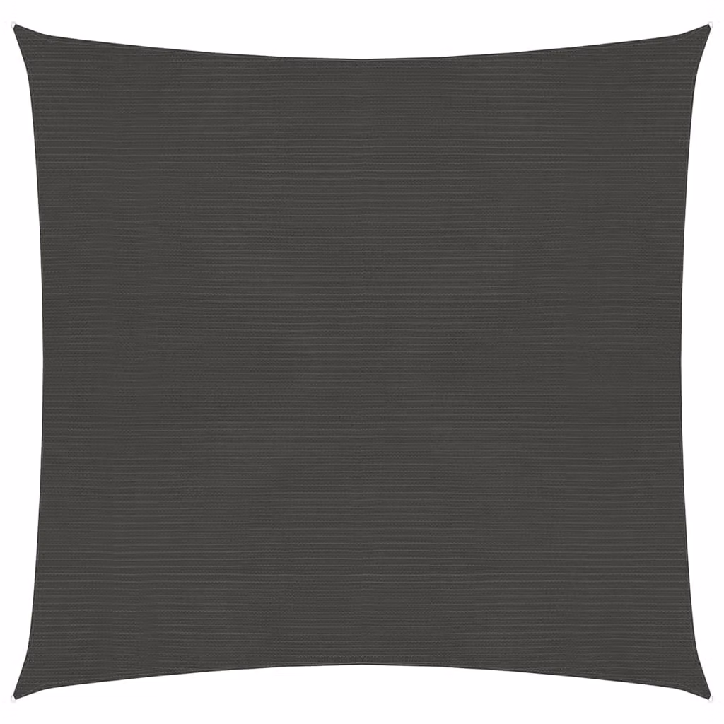 The Living Store Tenda da sole 160 g/m² antracite 7x7 m HDPE