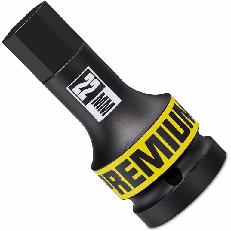 Chiave a bussola esagonale per cricchetto, 3/4", H22 (22 mm), acciaio cromo-molibdeno