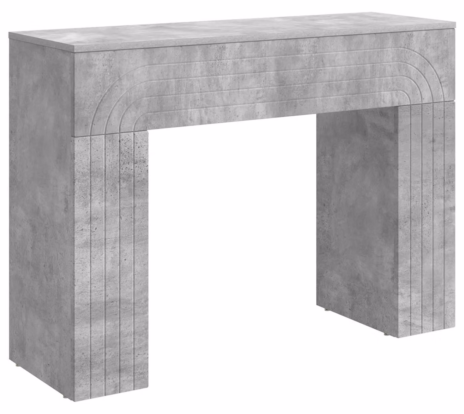Tavolino da salotto Grigio Cemento 102 x 35 x 75 cm