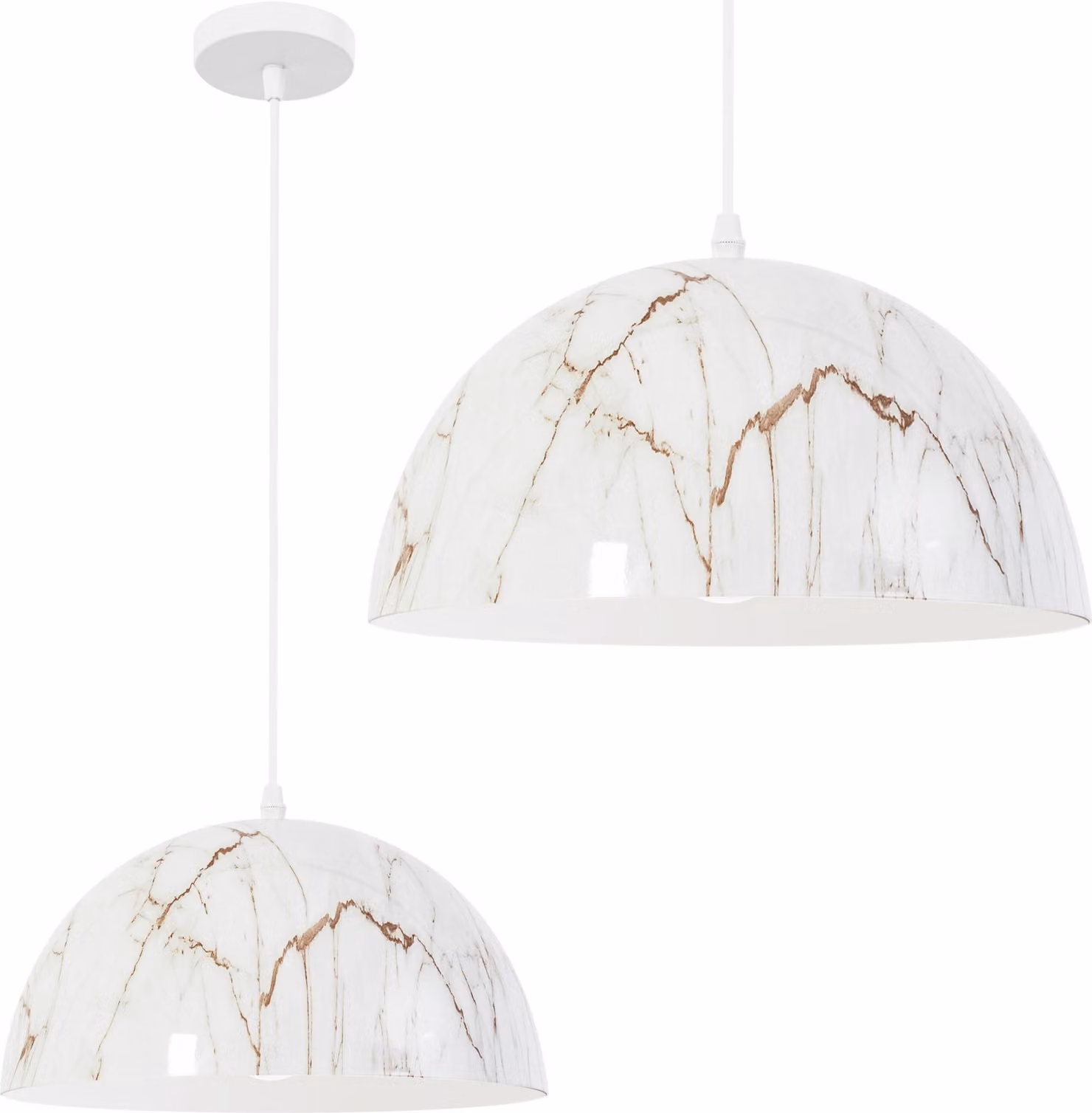 Lampada tooLight App911-1Cp Marble 30Cm White