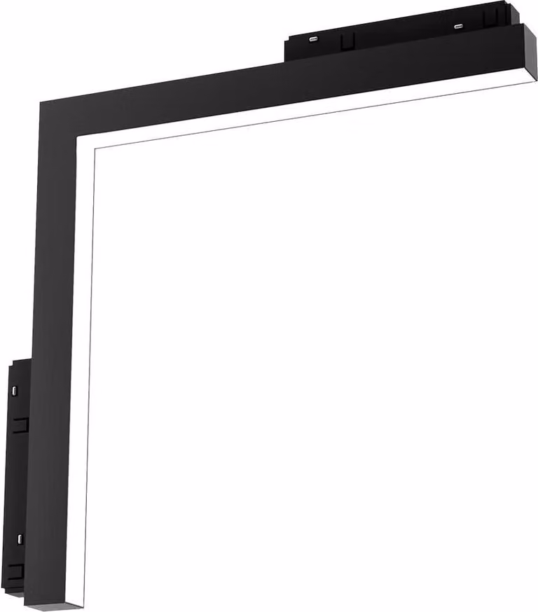 Lampada a binario magnetico L-Down 24W 4000K nero MILAGRO