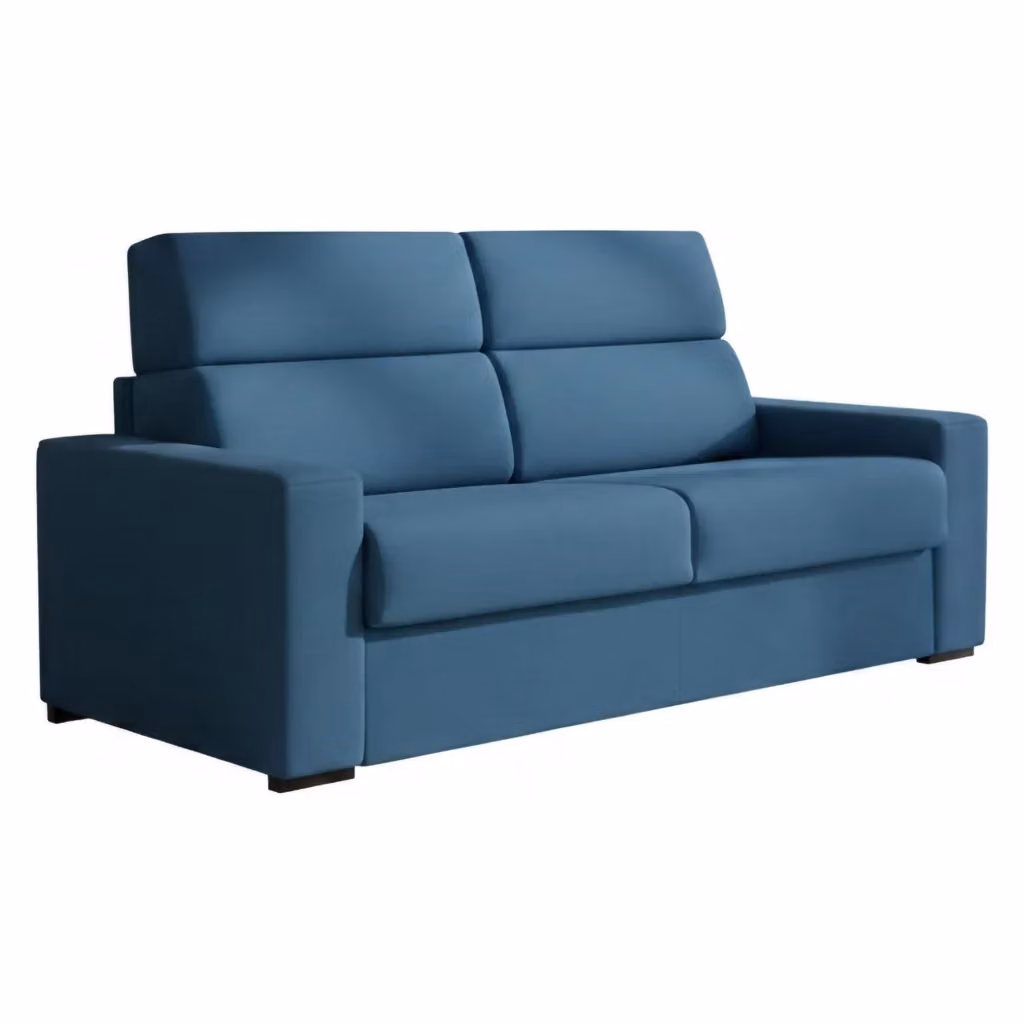 Quindici Divano Letto 3 Posti Sfoderabile Made in Italy Blu L: 220 cm, P: 95 cm – 2