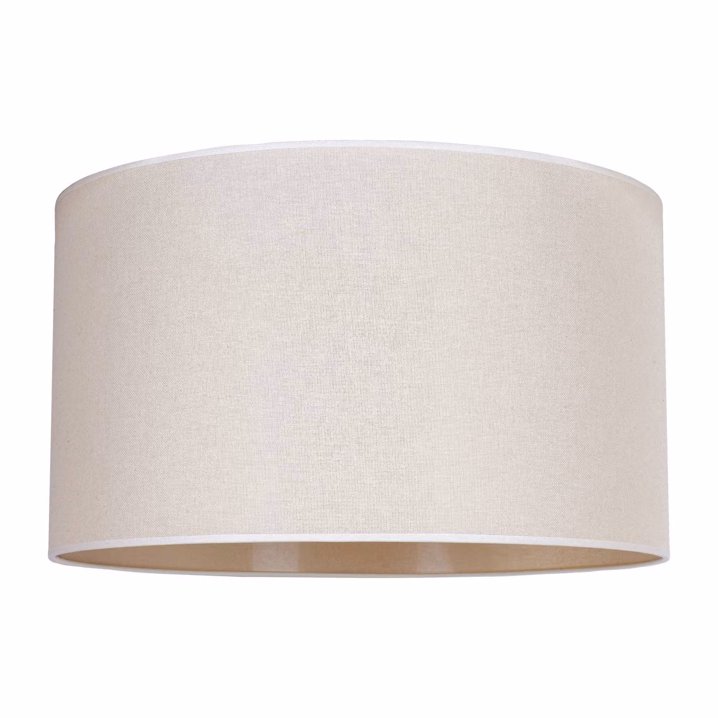 Paralume Roller, beige, Ø 40 cm, altezza 22 cm Roller Duolla, Tessuto / Stoffa / Seta