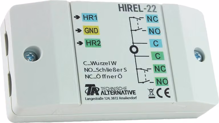 Alternativa tecnica Modulo relè, a potenziale zero, con alloggiamento, 1 pz.