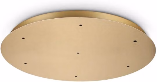 Rosone Moderno Ideal Lux Collezione Rosone in Ottone e Metallo, Diametro: 50 cm, Altezza: 3,6 cm