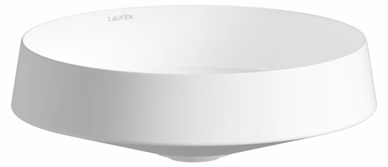 LAUFEN NIB Cuvette de lavabo, ronde, sans trou pour robinet, sans trop-plein, 360x360x118mm, H512NI20001121, H512NI20001121