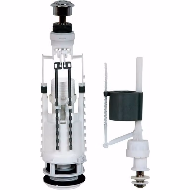 Set di risciacquo KID, a risparmio idrico, a doppio scarico - 3/6 LT