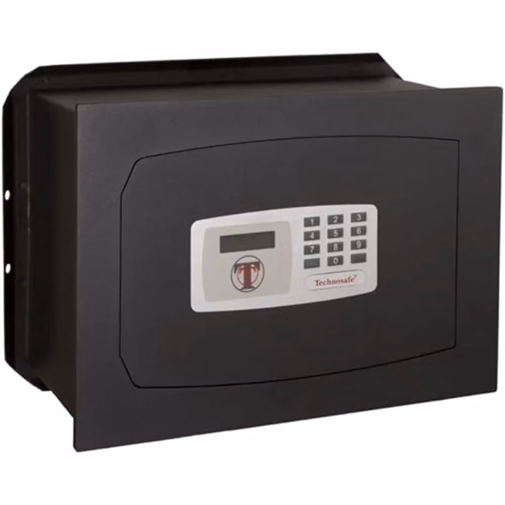 Cassaforte elettronica da muro Technomax in acciaio nero H: 21 cm, L: 34 cm, P: 20 cm – 2