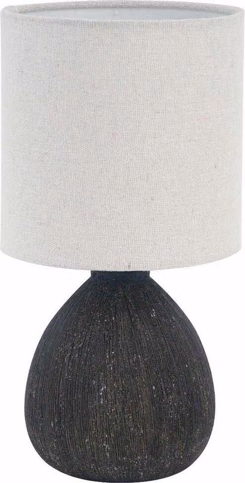 Lampada dedetisch versa in Vetroceramica nera 14 x 28 x 14 cm