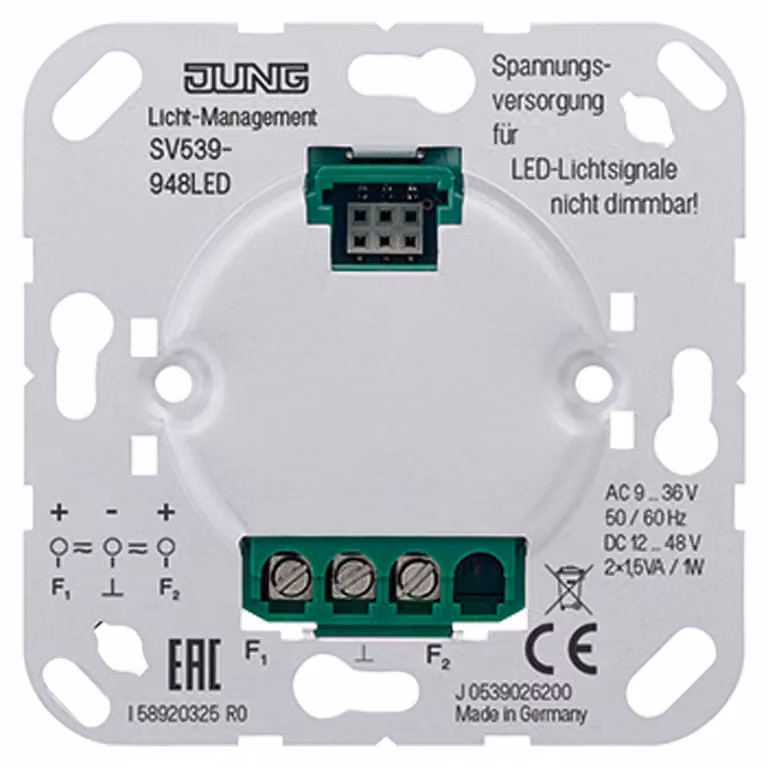 Alimentazione Jung AC9-36V DC12-48V SV 539-948 LED