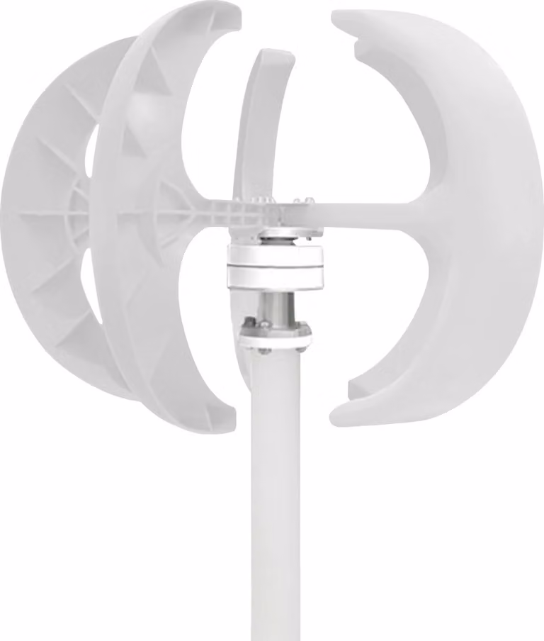 Generatore eolico, potenza 600W, 5 pale, controller impermeabile