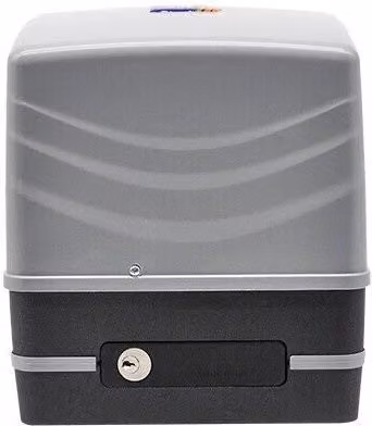 Motoriduttore per cancelli scorrevoli VDS Simply 24V CQ 200011/1 in alluminio e acciaio grigio