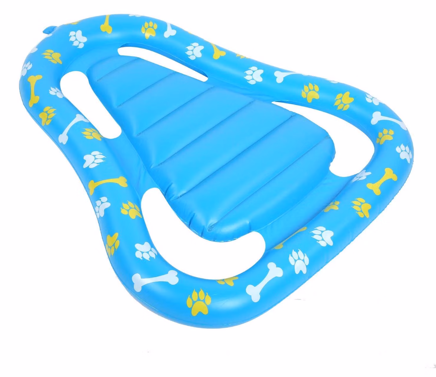 Letto gonfiabile per cani - Lettino galleggiante - Cuscino galleggiante per animali domestici - Boa per il nuoto - Zattera - Ideale per il nuoto - Piscina per cani