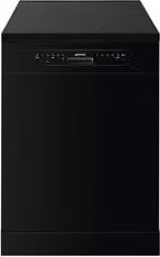 Lavastoviglie Smeg LVS292DN da 13 coperti, Libera installazione, Classe D, Nero, L: 59,8 cm, P: 60 cm, H: 84,8 cm
