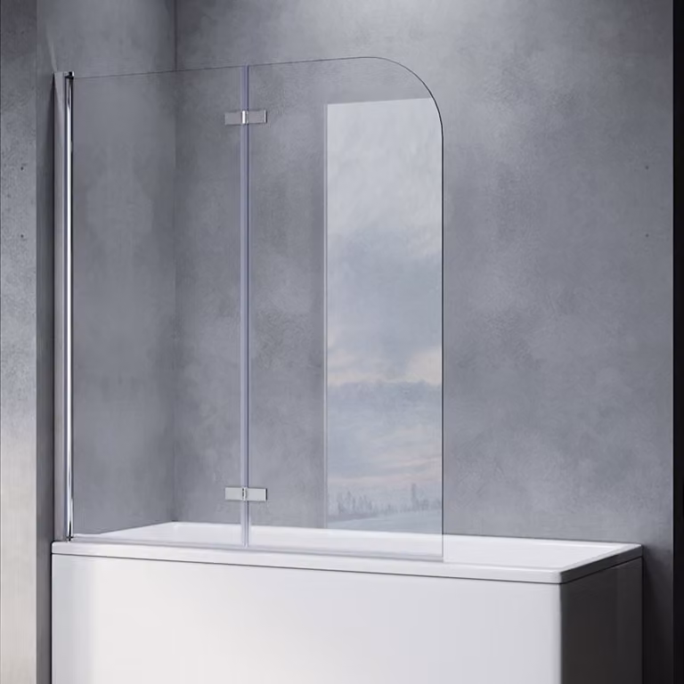 SONNI accessorio per vasca da bagno 120x140 cm schermo pieghevole in nano vetro cabina doccia schermo pieghevole comfort